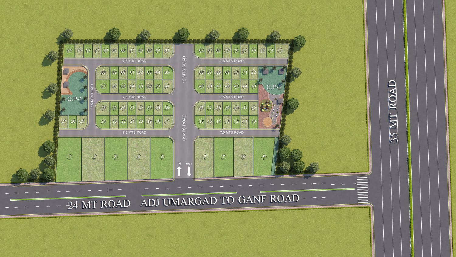 Residential Plots Master Plan